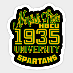 Norfolk State 1935 University Apparel Sticker